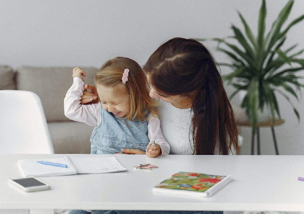 Moms and stress photo