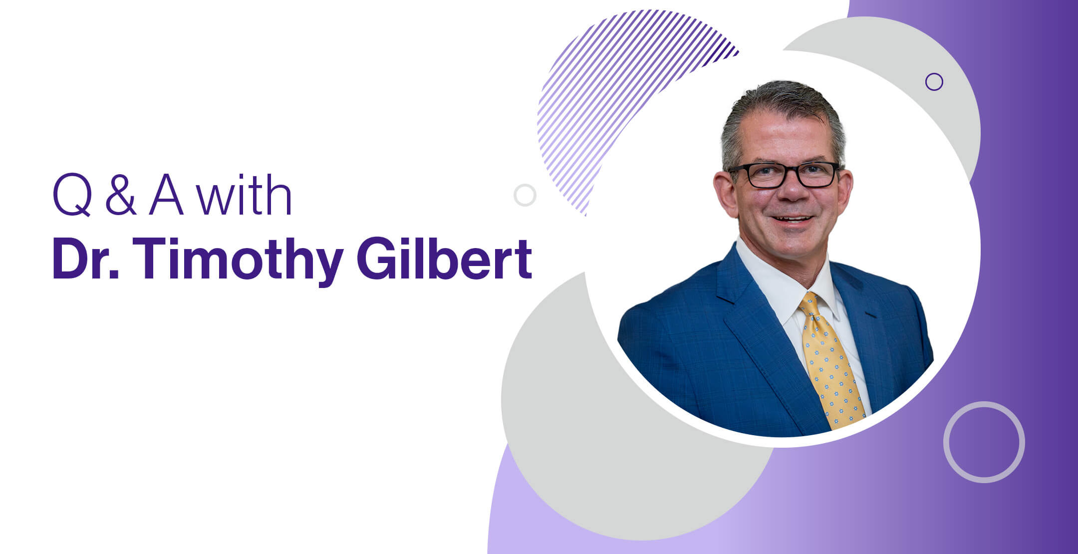 Headshot of Dr. Timothy Gilbert