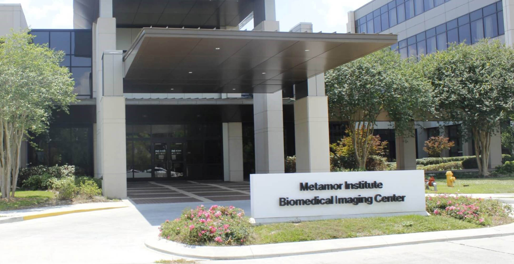 Photo of the facade of the Metamor Institute at Pennington Biomedical Research Center