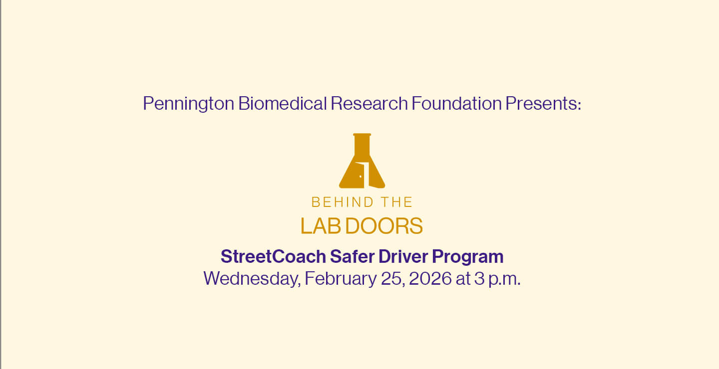 Behind the Lab Doors Logo, featuring a graduated cylinder with an open door at its base, and the words "StreetCoach Safer Driver Program," February 25, 2026