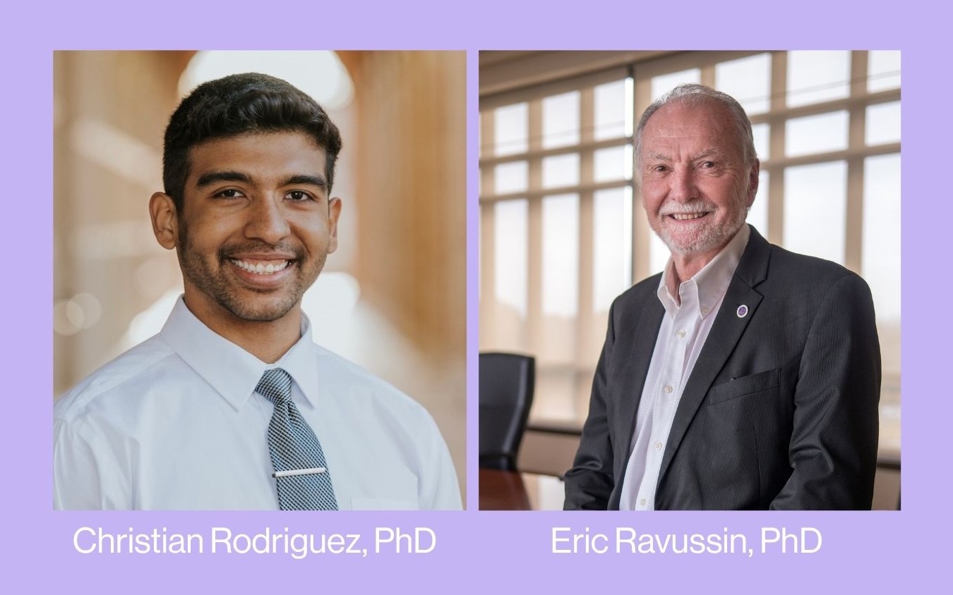 Christian Rodriguez and Eric Ravussin