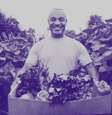 Man with Vegetables